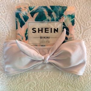 SHEIN Rib Knot Front Bikini Top (NWT!)